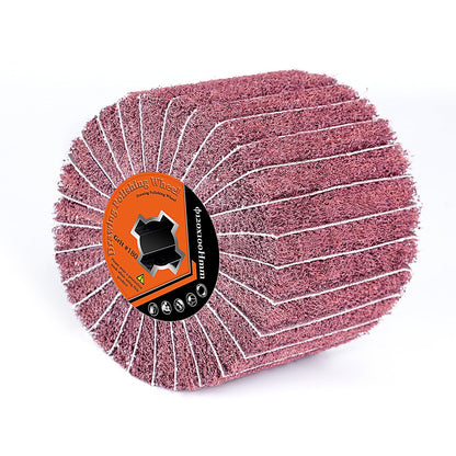 Schleifwalzenbürste Satinierwalze für Metall & Holz – PA/Alu - Oxid & Siliziumkarbid, verschiedene Körnungen