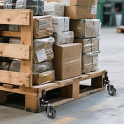 Schwerlastrollen absenkbar für Werkbank – 250kg Traglast, 75mm，360° Drehbar, Pedalmechanismus, Rutschfeste Fußpedale