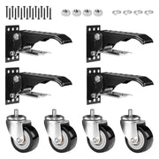 Schwerlastrollen absenkbar für Werkbank – 50 mm, verstellbar, 150 kg Traglast