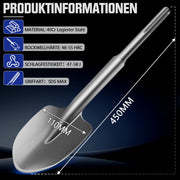 SDS Max Schaufelmeißel 435×110 mm – Präzises Arbeiten bei Renovierung und Abbruch