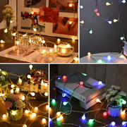 Sternenlichterkette für festliche Stimmung – 144 LEDs, 2 m Warmweiß