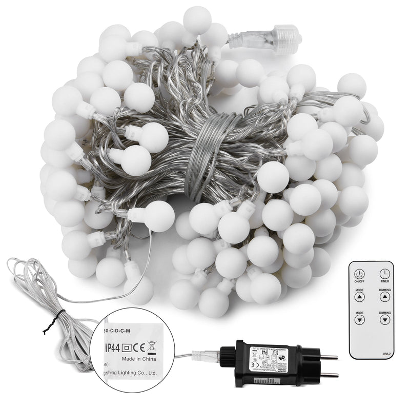 Sternenlichterkette für festliche Stimmung – 144 LEDs, 2 m Warmweiß