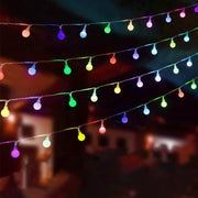 Sternenlichterkette für festliche Stimmung – 144 LEDs, 2 m Warmweiß