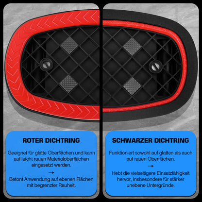 Tragbares elektrisches Vakuum - Hebegerät mit 2 Akkus – kabelloser Saugheber für Glas, Fliesen, Stein & Metall, 240 kg Tragkraft