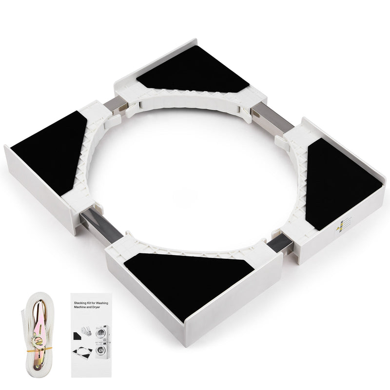 Universelles Stapelset für Waschmaschine und Trockner – Verstellbar, Platzsparend und Stabil