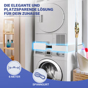 Universelles Stapelset für Waschmaschine und Trockner – Verstellbar, Platzsparend und Stabil