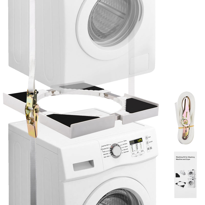 Universelles Stapelset für Waschmaschine und Trockner – Verstellbar, Platzsparend und Stabil
