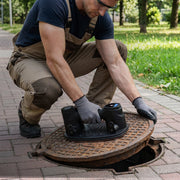 Vakuum - Saugheber‌ Elektrischer Akku 240kg | Automatische Druckregulierung‌ ‌Professioneller Plattenheber für Feinsteinzeug Terrassenplatten&Glas