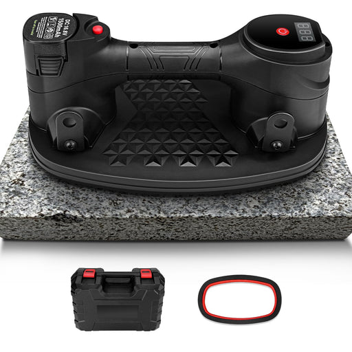 Vakuum - Saugheber‌ Elektrischer Akku 240kg | Automatische Druckregulierung‌ ‌Professioneller Plattenheber für Feinsteinzeug Terrassenplatten&Glas