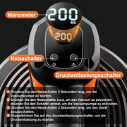 Vakuum - Saugheber‌ Elektrischer Akku 300kg | Automatische Druckregulierung‌ ‌Professioneller Plattenheber für Feinsteinzeug Terrassenplatten&Glas