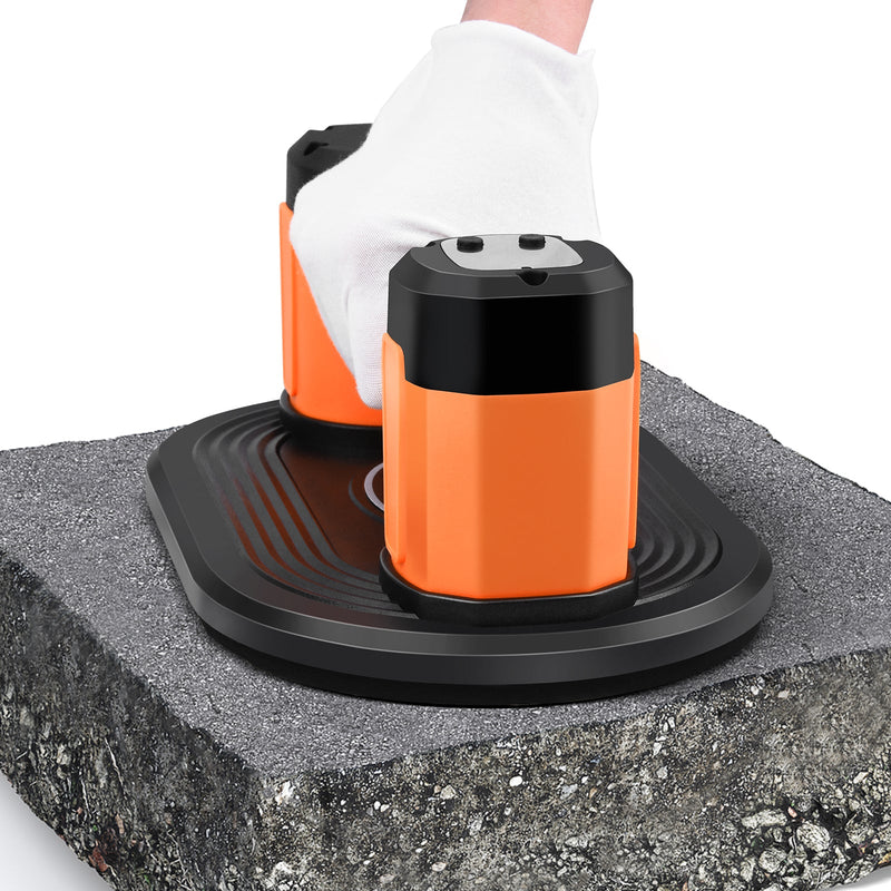 Vakuum - Saugheber‌ Elektrischer Akku 300kg | Automatische Druckregulierung‌ ‌Professioneller Plattenheber für Feinsteinzeug Terrassenplatten&Glas