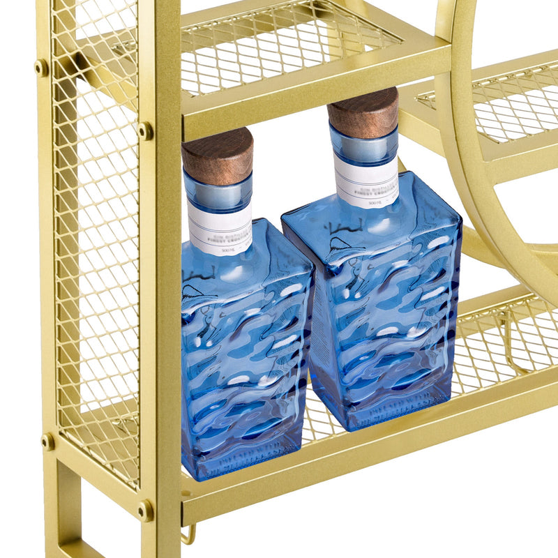 Wandmontiertes Weinregal – 3 Größen, Hohe Kapazität, Stilvolles Design