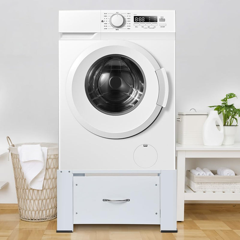 Waschmaschinen Sockel mit Schubladen Waschmaschinen Untergestell 63 x 54.5 x 32 cm Bis 150kg