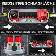 XIIW Akku Vakuumheber 300 kg, Elektrischer Fliesenheber mit 2×4000mAh Akkus, Automatischer Druckhaltung & Digitalanzeige