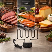XIIW Heizspirale für Räucherofen 2000W, Elektrisches Heizelement mit stufenloser Regelung, für Räucherschrank, 33,5 cm