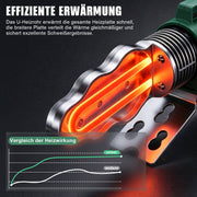 XIIW Saldatrice a bicchiere 1500 W, display digitale, 6 matrici riscaldanti Ø20–63 mm per PPR, PE, PB e PERT