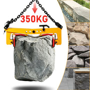 XIIW Versetzzange Bordsteinzange 350 kg, 30–51 cm, mit Kette für Bagger und Kran