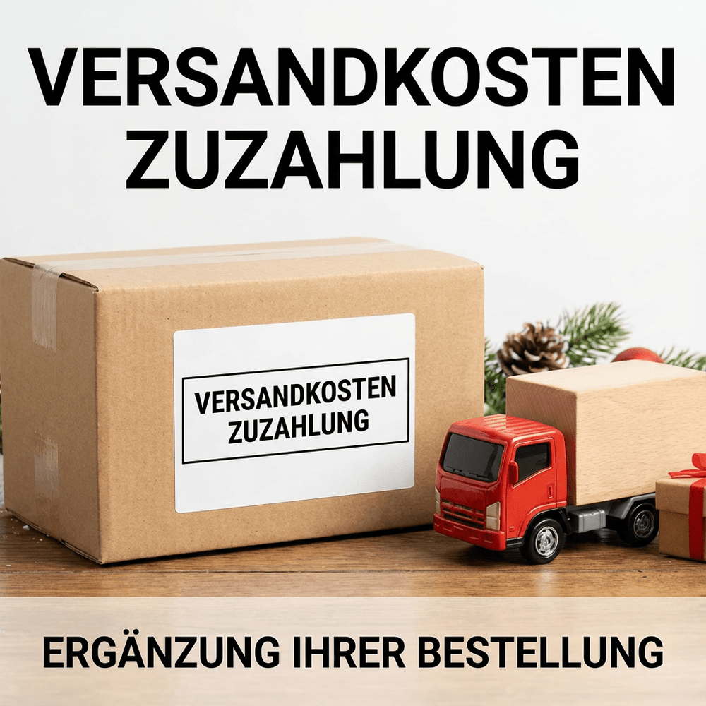 Zusätzelijke verzendkosten en prijsverschil