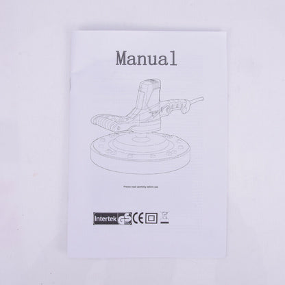 XIIW 1280W Putzglättmaschine | 4 x Schleifscheibe | 1 x Schwammscheibe | Ersatz-Kohlebürsten - XIIW