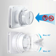 Leise Badlüfter | mit Feuchtesensor / Nachlauffunktion | Ø 100mm | mit Abluft