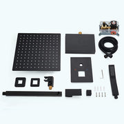 Unterputz Duschsystem Regendusche - mit Badewanne - Schwarz