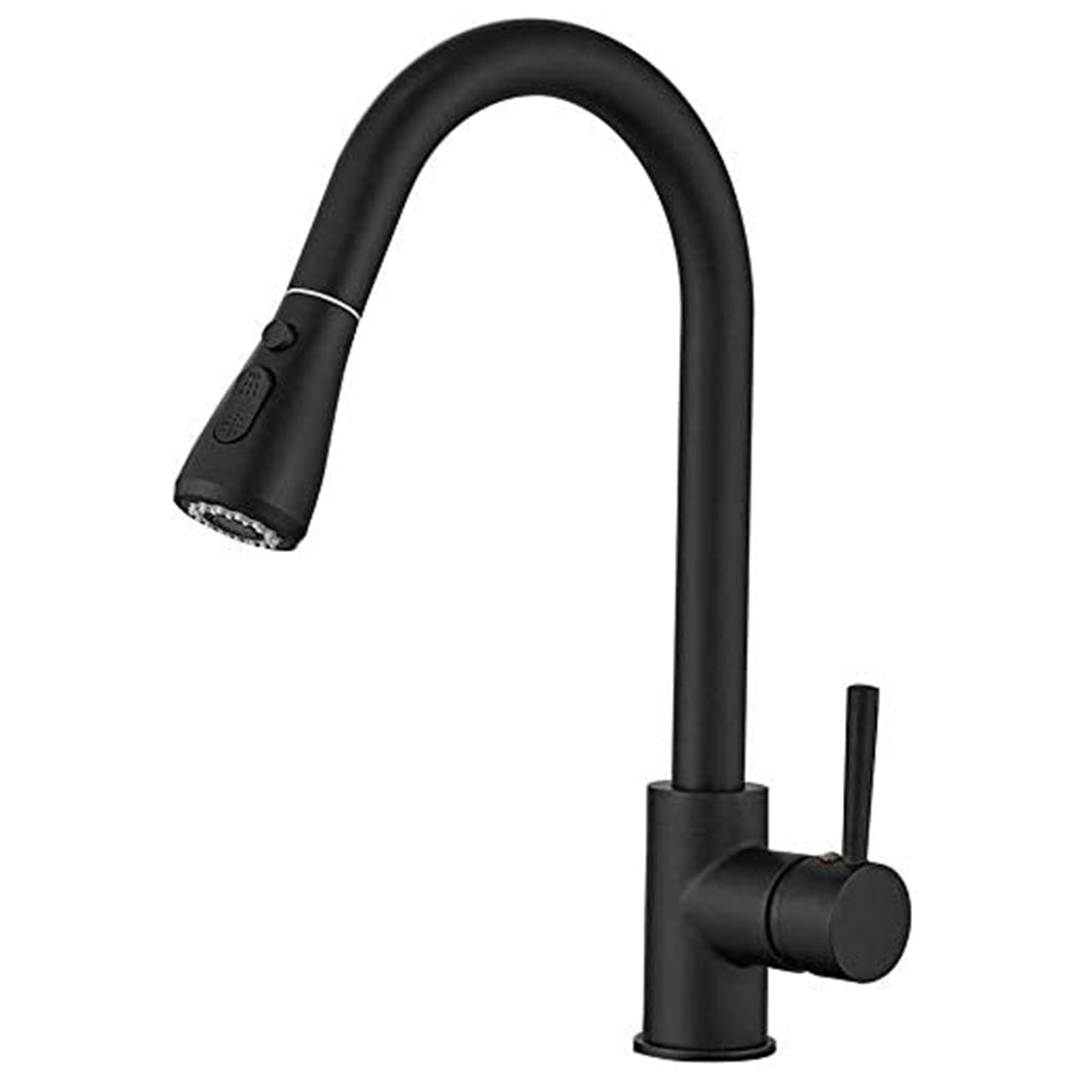 XIIW Kitchen Sink Mixer Tap | Retractable Hose | 360° | with Spray Head | Pull-Out | 3 Spray Modes|