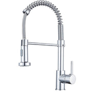 XIIW Spültischarmatur Mischbatterie | Hochdruck | mit Brause | Spiralfederhahn | 360°schwenkbar